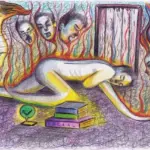 ilustrasi cerpen siapa yang menyuruhmu masturbasi robertus aldo nishauf