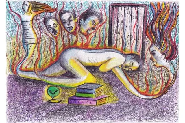 ilustrasi cerpen siapa yang menyuruhmu masturbasi robertus aldo nishauf