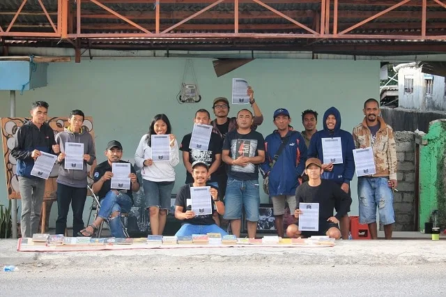 rumah baca aksara literasi bergerak