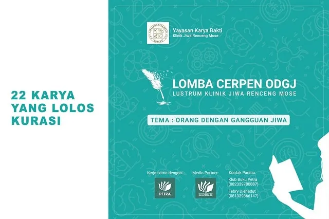 lomba cerpen odgj 22 cerpen yang lolos kurasi