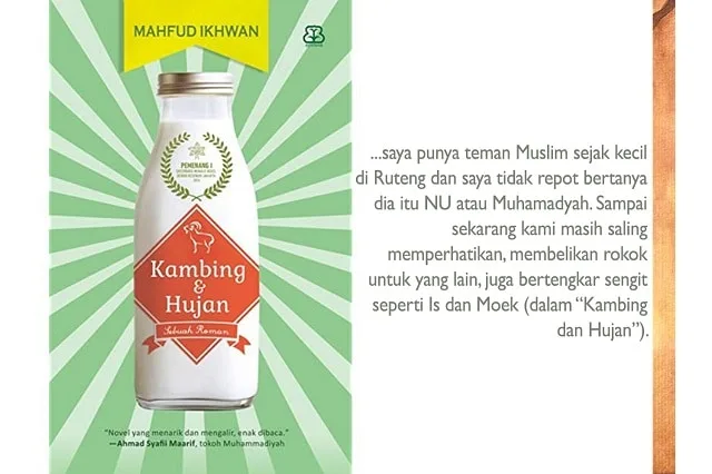 teman teman saya dalam novel kambing dan hujan