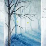 ilustrasi cerpen biru karya nariyati