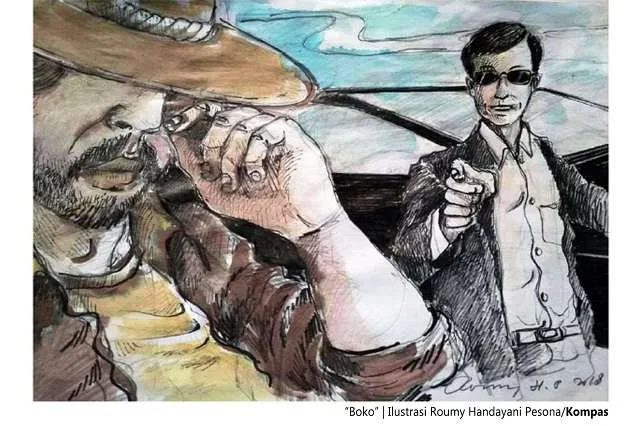 boko dan wakyat ilustrasi boko dari kompas