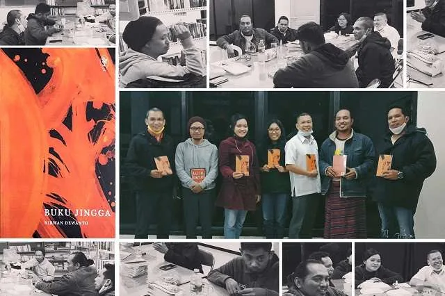bincang buku jingga oleh marcelus ungkang
