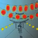 Ilustrasi Cerpen Lampion Jein Oktaviany - Oliva Sarimustika Nagung