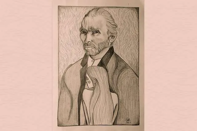 kesedihan perempuan telanjang yang dilukis van gogh