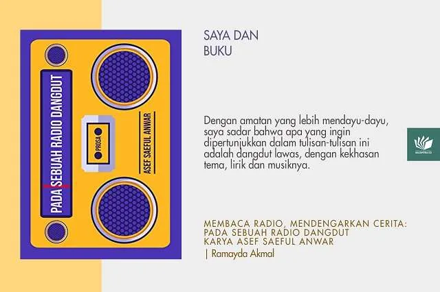 pada sebuah radio dangdut