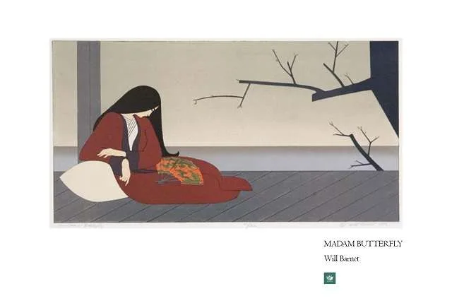 Will Barnet - Madam Butterfly - tujuh benda yang ditemukan bersama tubuh arami