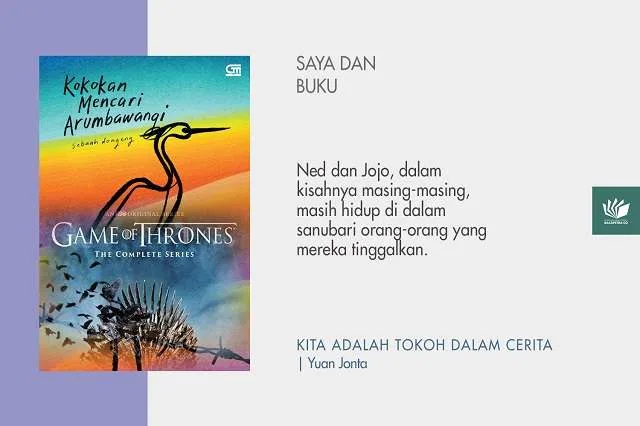 Saya dan Buku Yuan Jonta Kita adalah Tokoh dalam Cerita