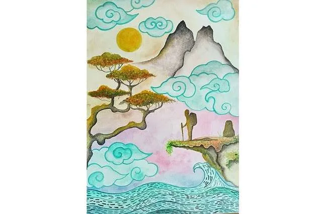 bacapetra ilustrasi oliva sarimustika nagung - suku bunian dan tiga kisah di gunung kerinci
