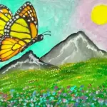 Ilustrasi Cerpen - Di Bukit Kupu-Kupu Kuning Terbang Oliva Sarimustika Nagung