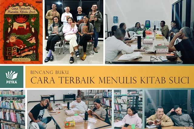 Bincang Buku Petra, Cara Terbaik Menulis Kitab Suci karya Yudhi Herwibowo