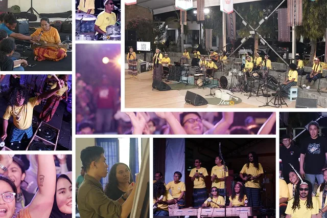 rantai bunyi musik kampung pesta flores merantai lewat bunyi