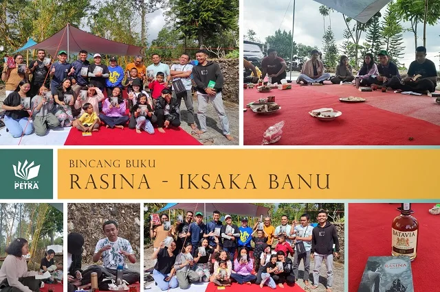Bincang Buku Petra Ruteng - Novel Rasina Tiket Piknik ke Masa Lalu